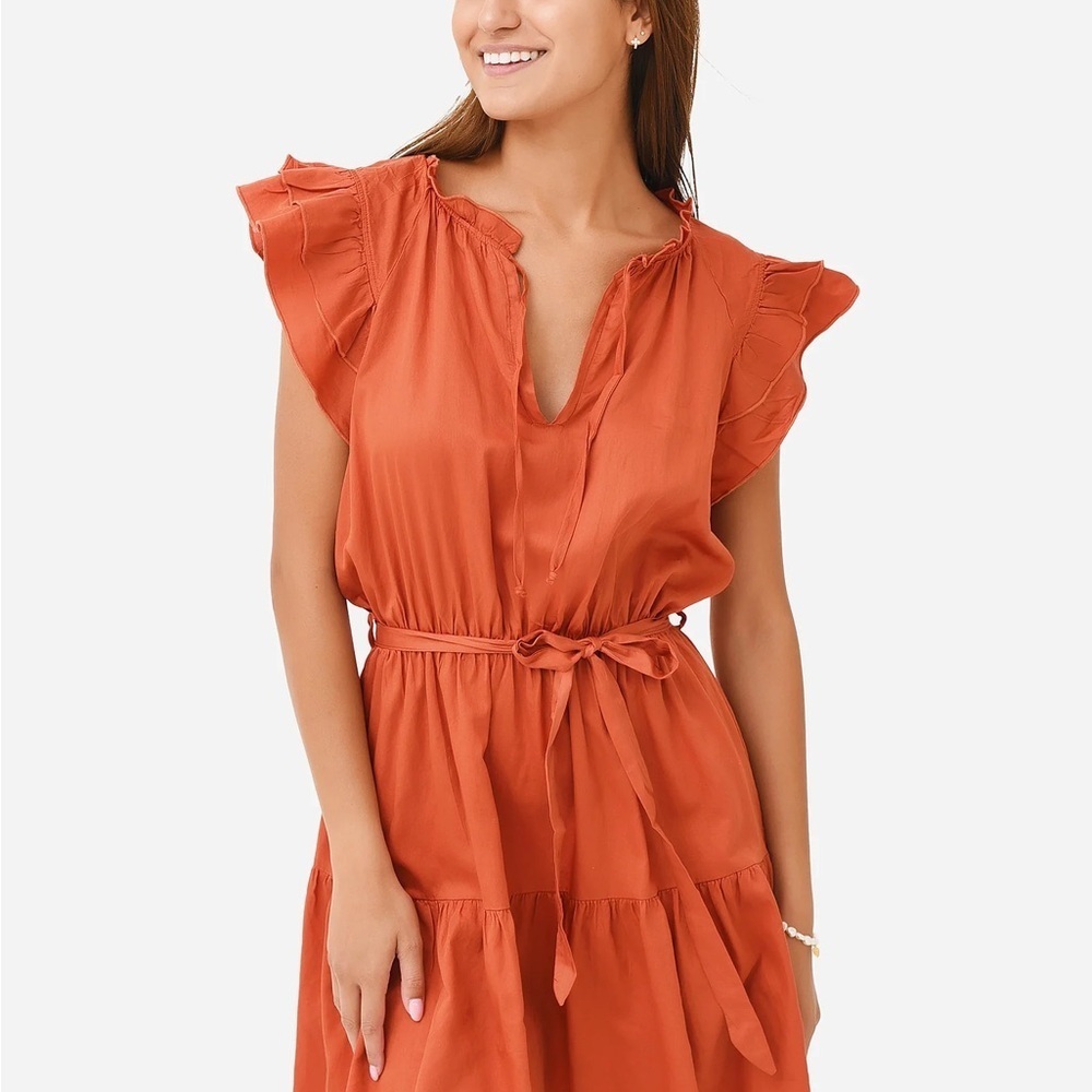 TUCKERNUCK STARK X
WOMEN'S AUSTIN DRESS  Flutter Sleeve Size Medium St. Bernard